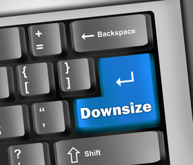 Keyboard Illustration "Downsize"