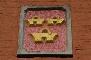 Wappen der Priesterfamilie Laman-Trip, Friedrichstadt