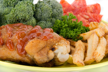 chicken with vegetables
