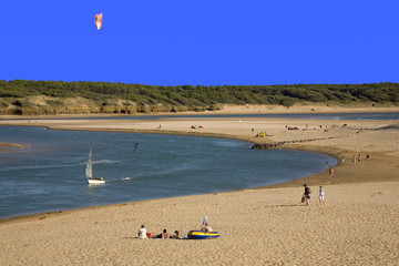france; 85; jard sur mer :  plage du veillon