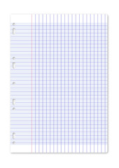 Feuille de papier vierge