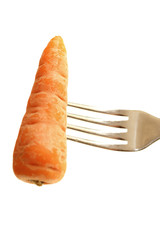 Baby Carrot on a Fork
