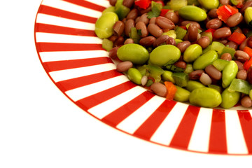 Adzuki and Edamame Bean Salad