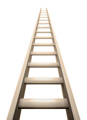 tall upward ladder symbolizing success © David Carillet