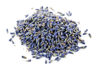 Dried lavender herb flowers