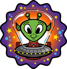 Alien amical dans UFO
