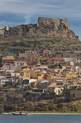 view of castelsardo. sardinia