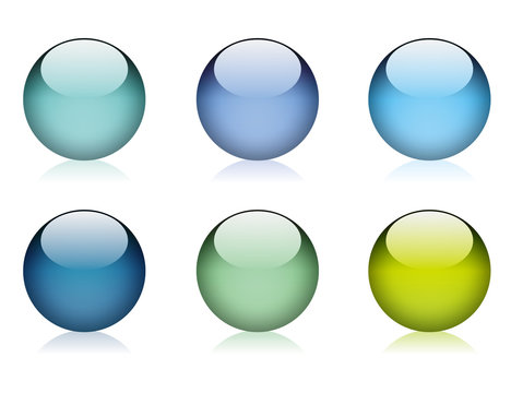 glossy buttons