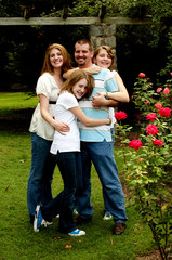 Obraz premium Father and Daughters