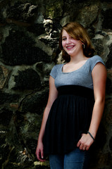 Naklejka premium Teenage Girl