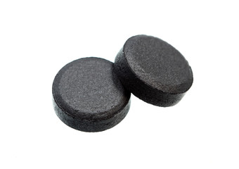 Medical tablets - antioxidants ( The activated coal )