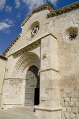 Fototapeta na wymiar Church of San Felipe, built in the S. XIII