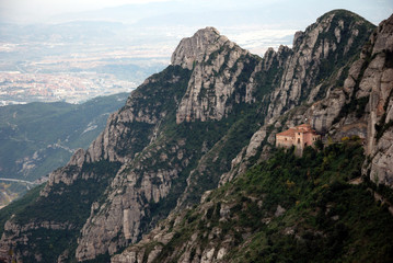 Fototapeta na wymiar Panorama w Katalonii