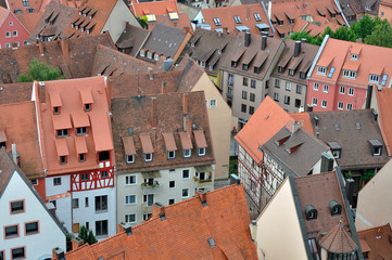 nürnberg, tetti del centro storico #1