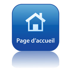 Bouton Web PAGE D’ACCUEIL (homepage bienvenue site web internet)