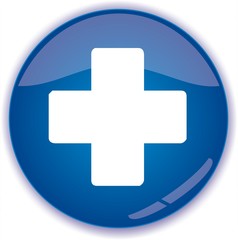 Obraz premium bouton plus