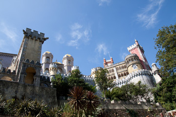 Fototapeta na wymiar National palace Pena. Sintra, Portugal