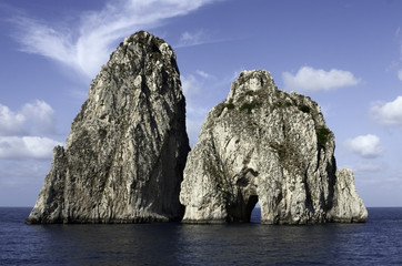 Naklejka premium Faraglioni in Capri