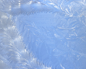 Abstract window frost background