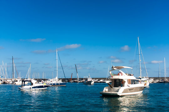 Boats In The Harbor, Marciana Marina, Elba Island