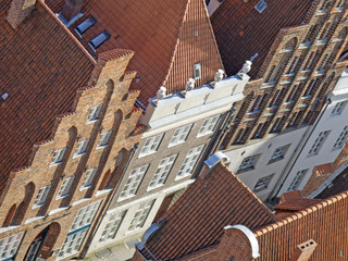 Historische Hausfassade, Lübeck, Deutschland