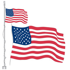Obraz premium USA flag
