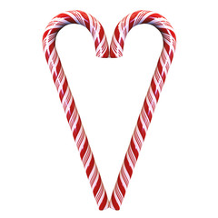Candy cane heart