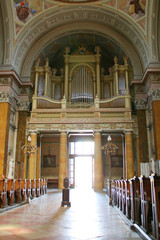 Fototapeta premium Giant organ in old Church