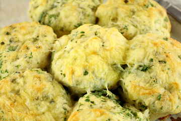 Cheese And Spinach Scones