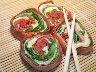 Japanese Tortilla Rolls