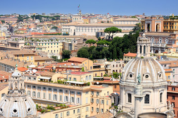Fototapeta na wymiar panorama Rome, Italy