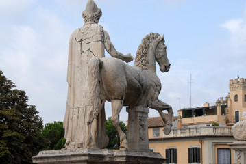 Fototapeta na wymiar Piazza del Campidoglio Rzym 67