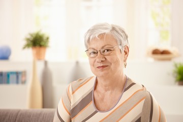 Portrait of elderly woman