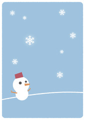 雪景色イラスト