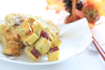 Sweet potato in Tempura