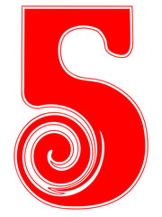 Peppermint Candy Cane Number Five