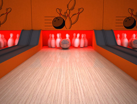 bowling strike