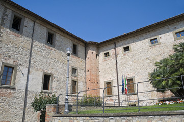 Fototapeta na wymiar Corgna Palace. Castiglione del Lago. Umbria.