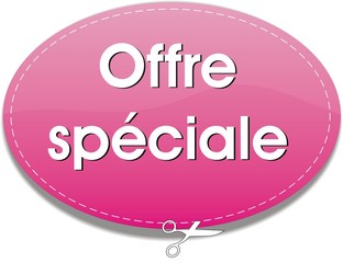 étiquette offre spéciale