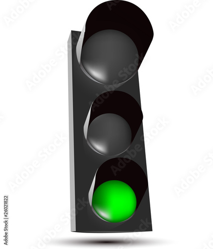 Feu Tricolore LED 100mm Rouge/Vert Avec Télécommande - Signalisation Industrielle Plug & Play