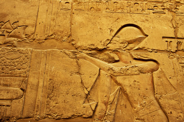 Egyptian stone carvings