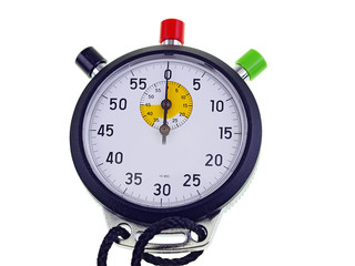 stopwatch isolated on white background