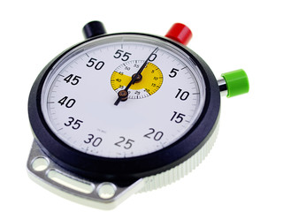 stopwatch isolated on white background
