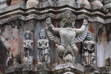 Garuda Statue on pagoda