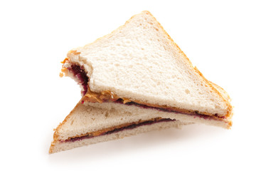 peanut butter and jelly sandwich