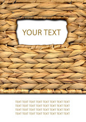 natural straw background