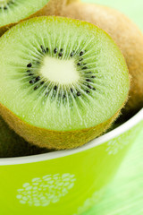 Naklejka na ściany i meble kiwi fruit in bowl