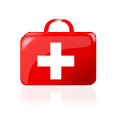 first aid kit vector