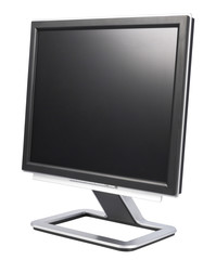 Computer Monitor,isolated on white with clipping path.