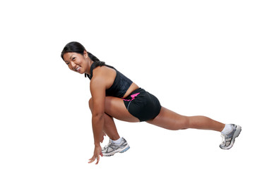 Beautiful Woman Working Out